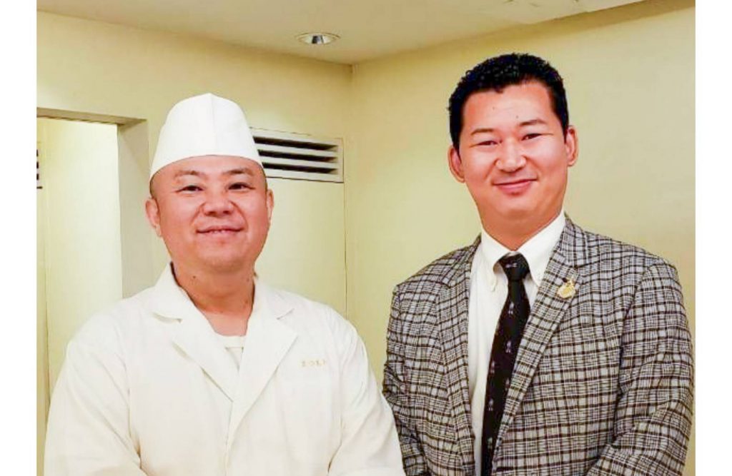 Sushi Matsumoto with Japan Royal Service